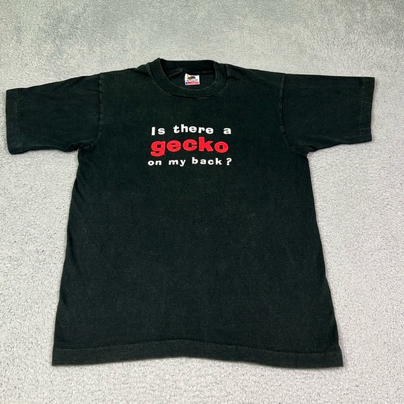 Vintage Is There A Gecko On My Back T-shirt - Picture 4 of 4